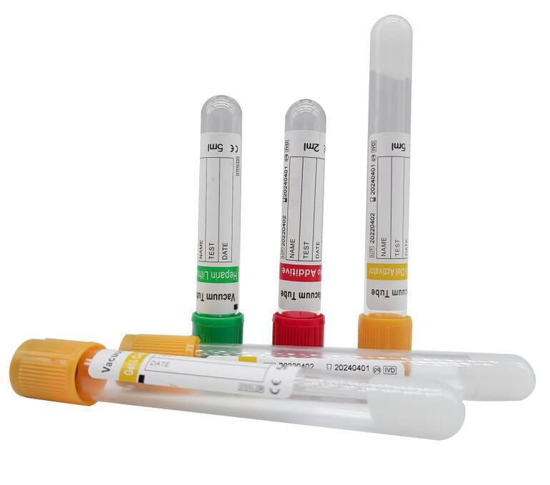 Blood collection tube types