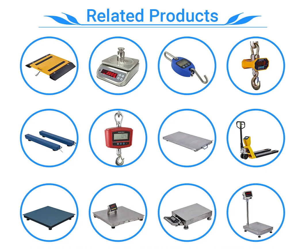 1000kg 2000kg Carbon Steel Pallet Scales