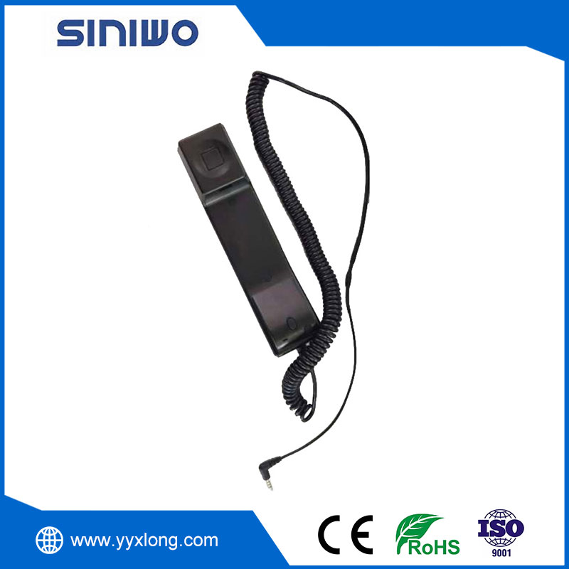 What are the parts of a telephone handset?