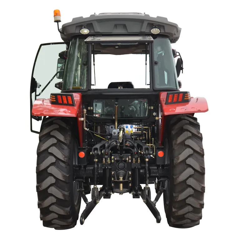 90HP 100HP 110HP 120HP 130HP 140HP 150HP 160HP Agriculture Wheel Farm Tractor with Front Loader Backhoe Plough Trailer