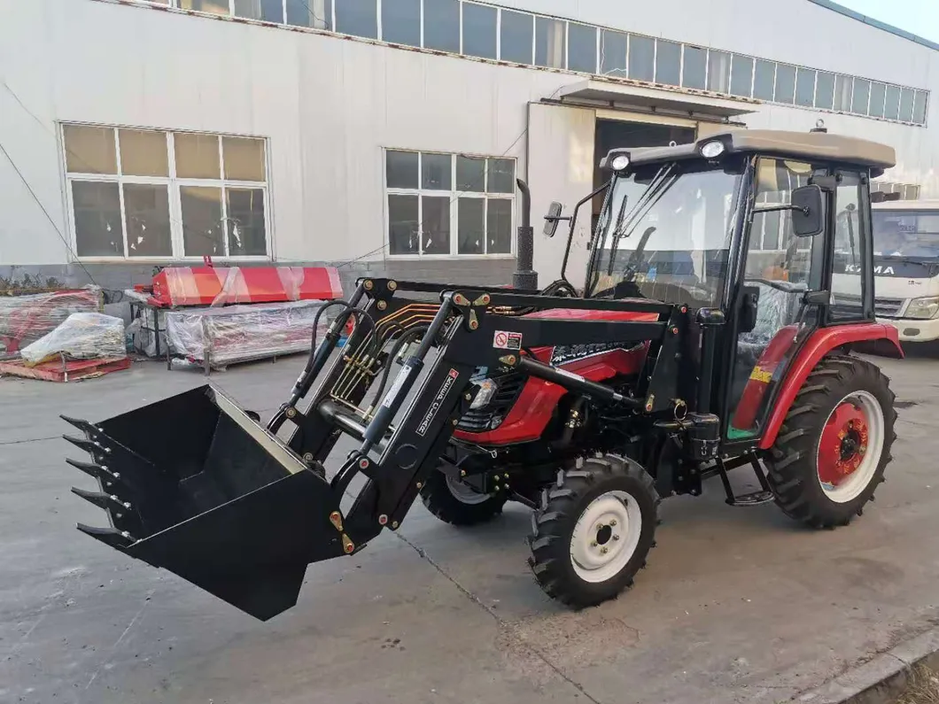 Agricultural Machinery 30HP 4WD Compact Mini Tractor Garden Farm Tractor with Loader