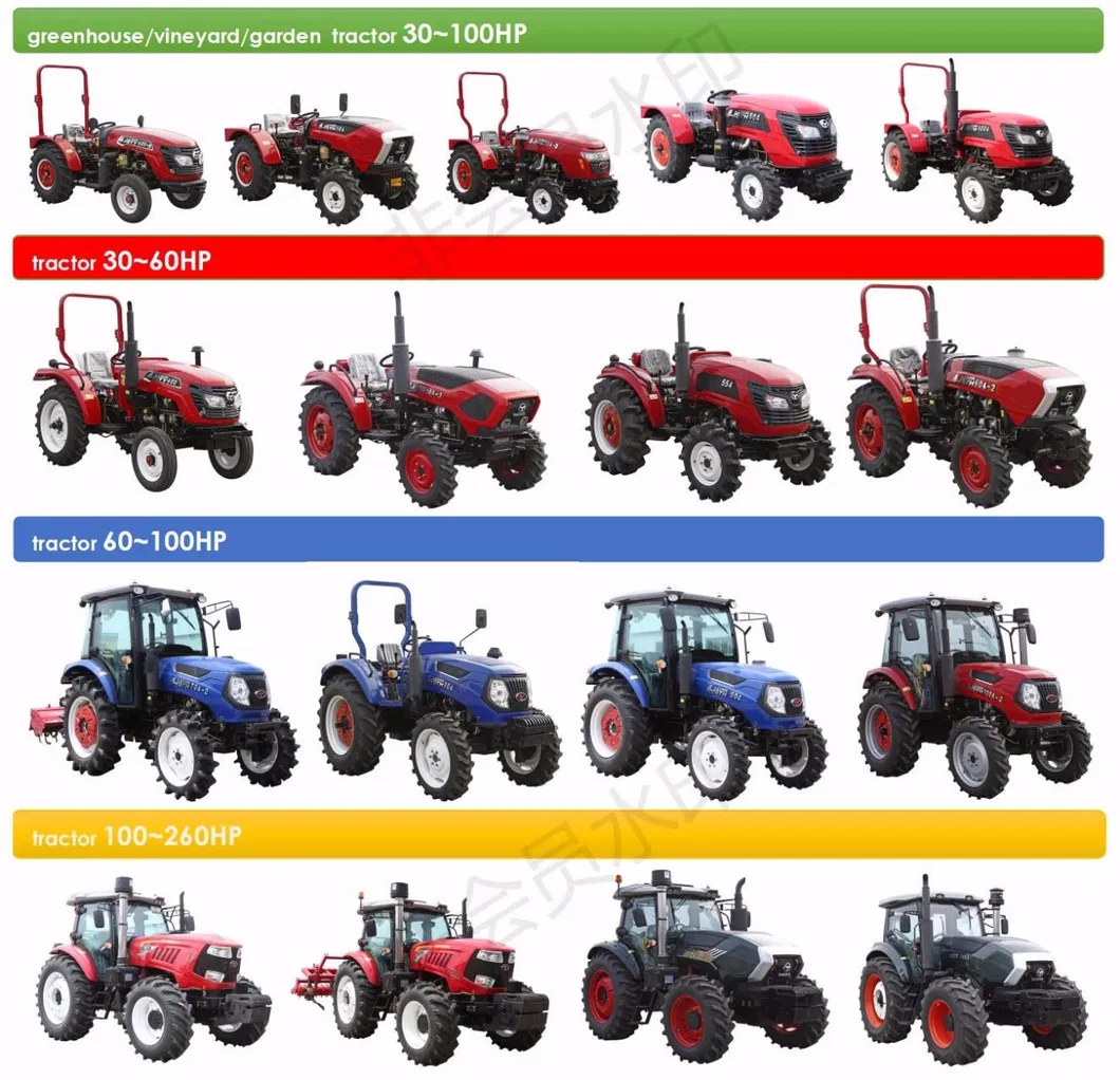 Agricultural Machinery 30HP 4WD Compact Mini Tractor Garden Farm Tractor with Loader