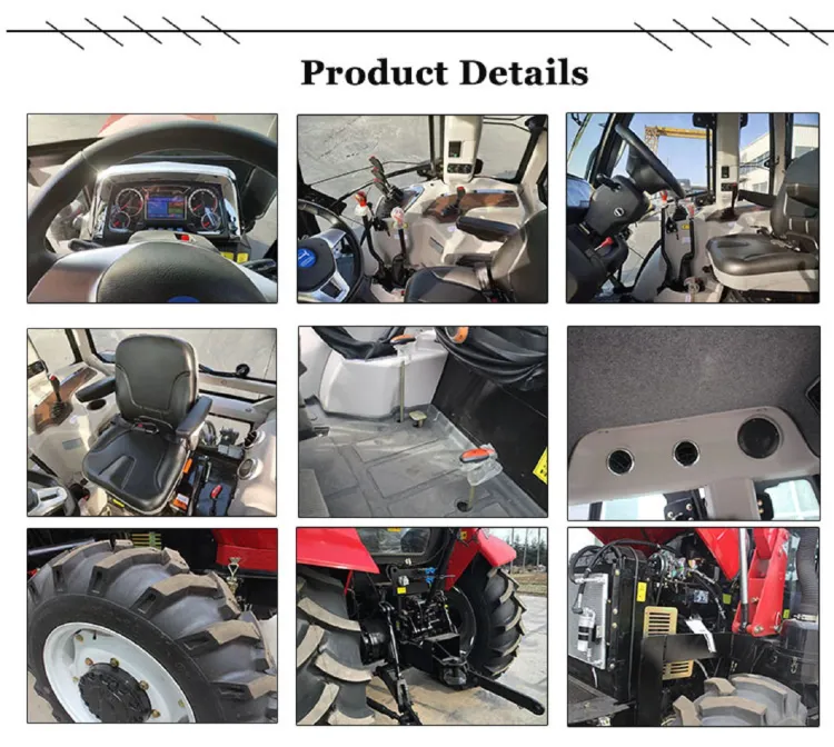 Agricultural Products Farming Tractor Garden Strong Power 4 Wheel Drive 4WD Tractor 1504 150HP Farm Tractor for Sale