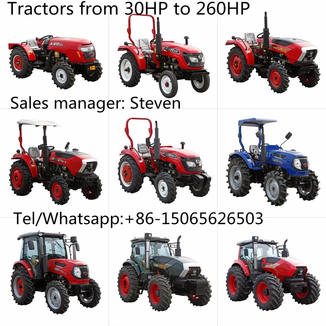 CE Certificate Big Horse Power 130HP 4WD Farm Tractor with Weichai Engine and Cabin for Sale