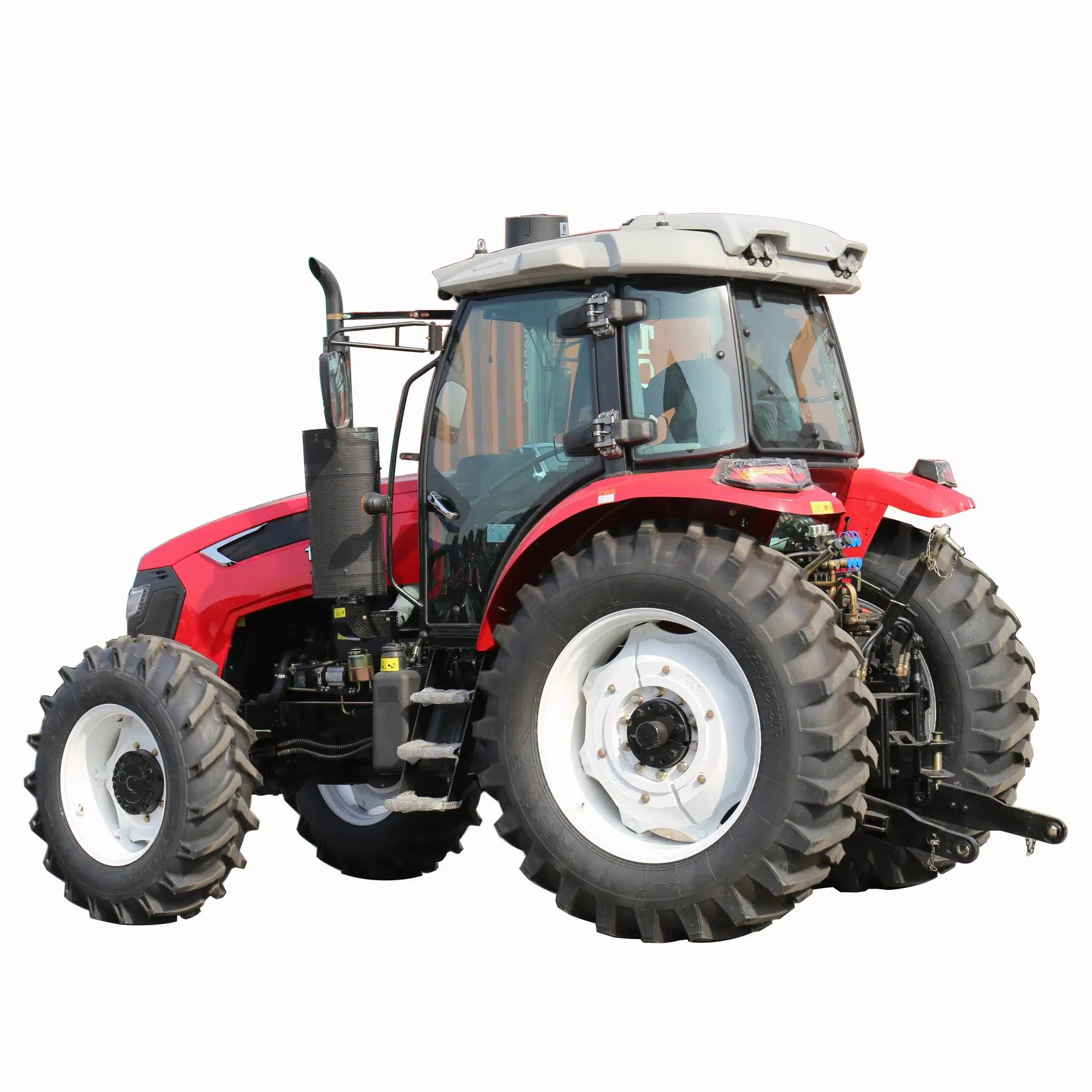 China Agricultural Machinery Manufacturer Sale 150HP 4X4 Big Compact Garden Mini Farm Tractor with Front End Loader and Backhoe Attachment Price for Agriculture