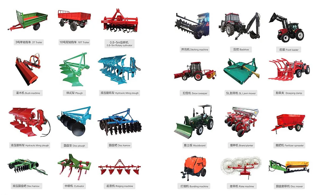 China Agricultureral Tractor Factory Wholesale 150HP 4WD Tractors with Cheap Price