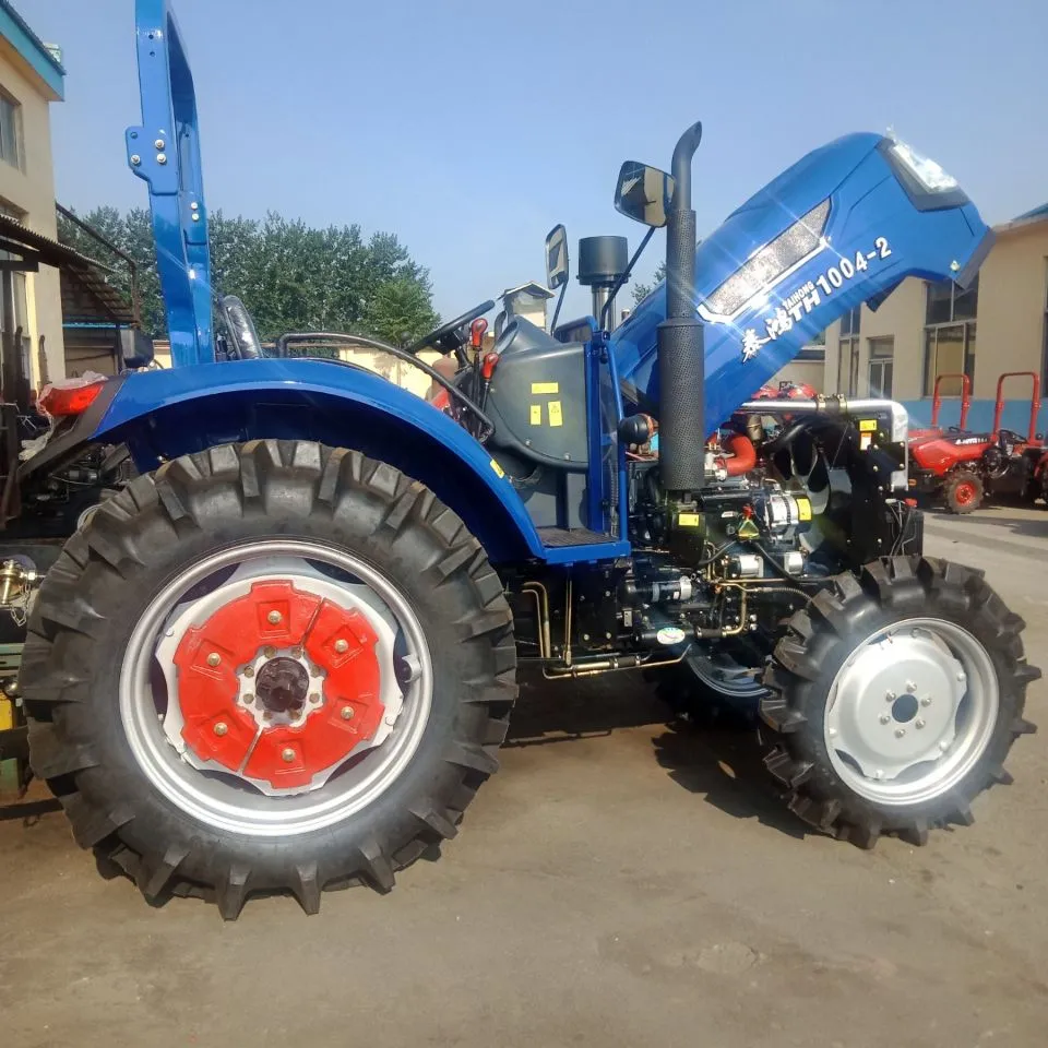 China Good Price Taihong Brand 100HP 4WD Farm Tractor with Paddy Tire and Cabin Th- 1004