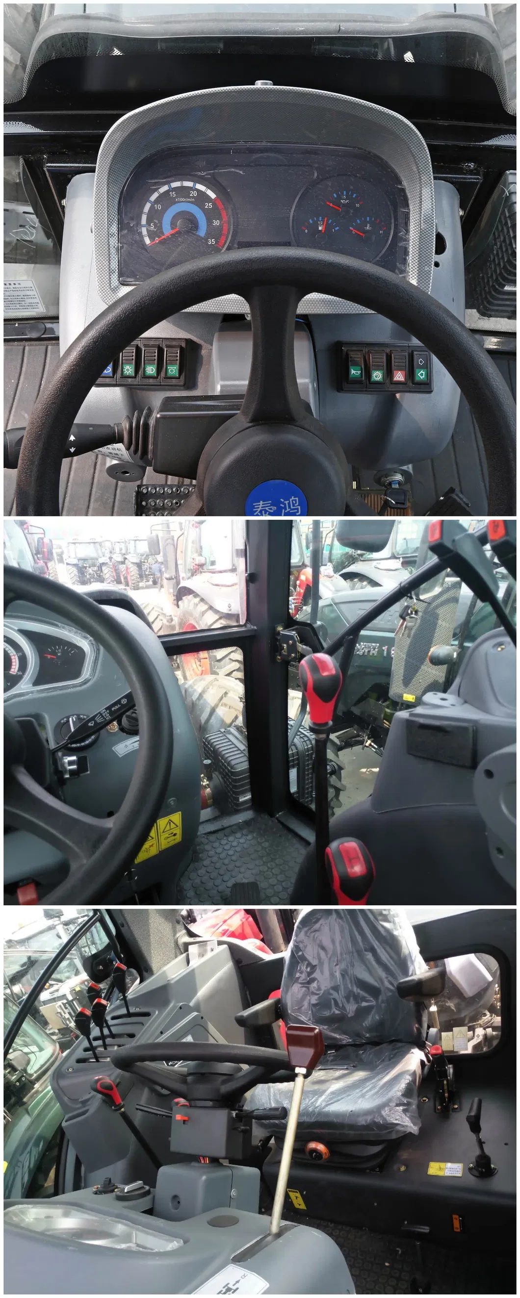 China Tractor Factory Supply Agricultural Machine 150 HP Farm Tractor, Th 1504 Tractor, Agriculture Tractor with Loader