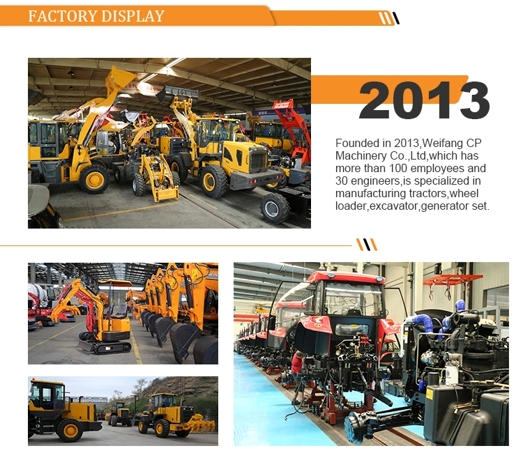 Chinese Cheap Big 1504 Tractors 150HP 4WD with Yto Engine Made in China