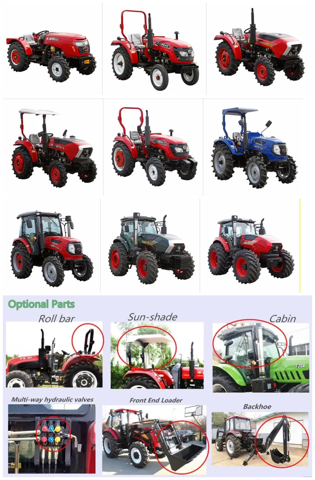 Factory Supply Agricultural Machine 140 HP, 150 HP, 180 HP Farm Machinery 1504 Agricultural Tractor, 1504 Farm Tractor, 1504 Tractor