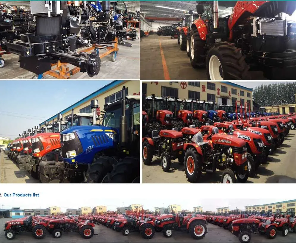 Farm Machine 130 HP Tractor, 140, 150, 160 HP Farm Tractor, Agricultural Tractor Th 1304, Th 1504 Tractor with Trailer