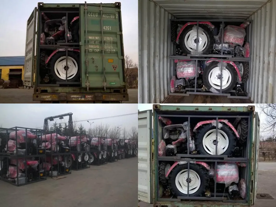Farm Machine 130 HP Tractor, 140, 150, 160 HP Farm Tractor, Agricultural Tractor Th 1304, Th 1504 Tractor with Trailer