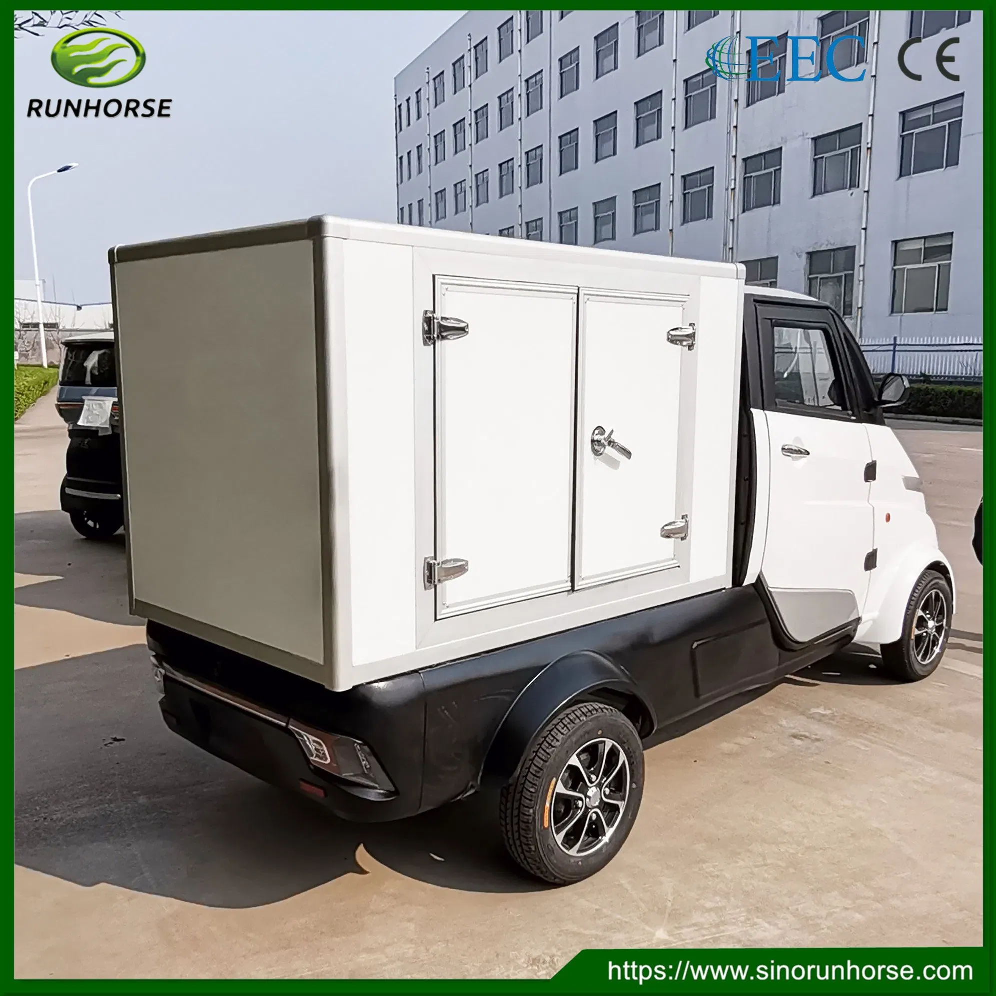 Four Wheel Mini EEC Electric City Cargo Ca for Express Delivery