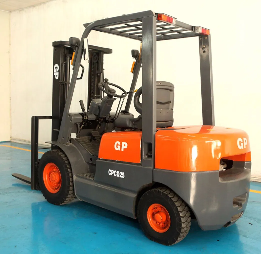 Gp High Quality and Great Price Diesel Forklift Truck with 2.5ton Loading Capacity and Optinal Engine (CPCD25)