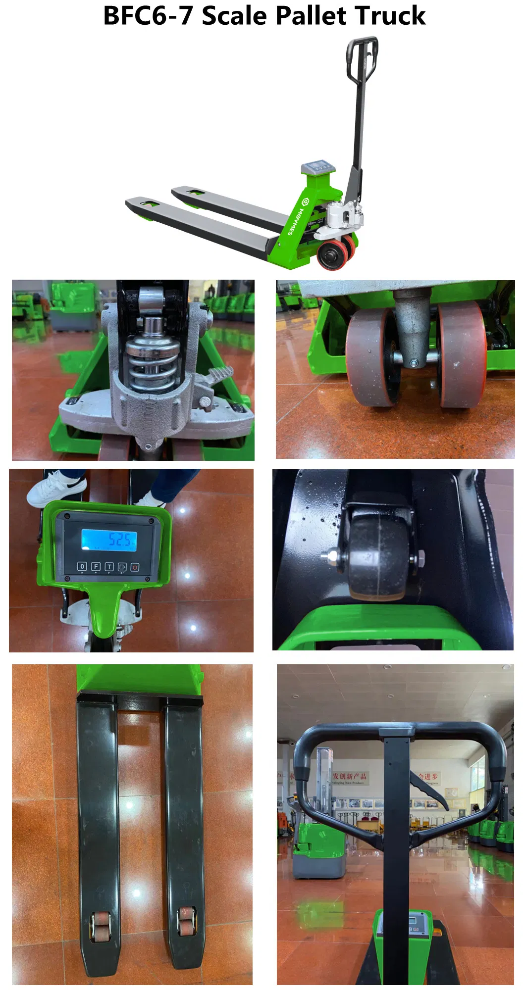High Quality Hand Pallet Truck with 1150/1220 mm Fork Length