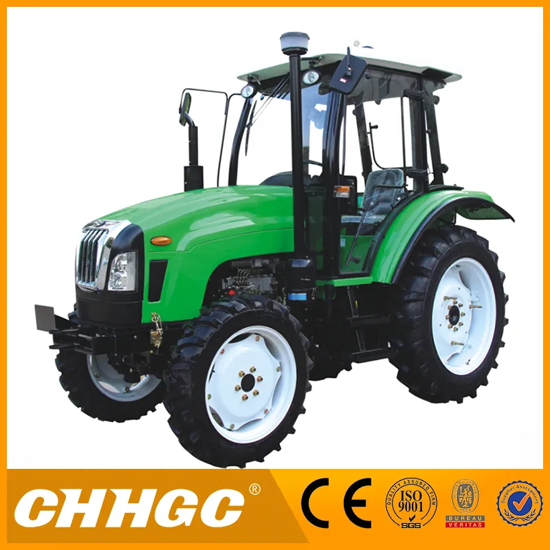 Large Power Farm Wheel Tractor 1004 100HP 4WD with Kinds of Attachments