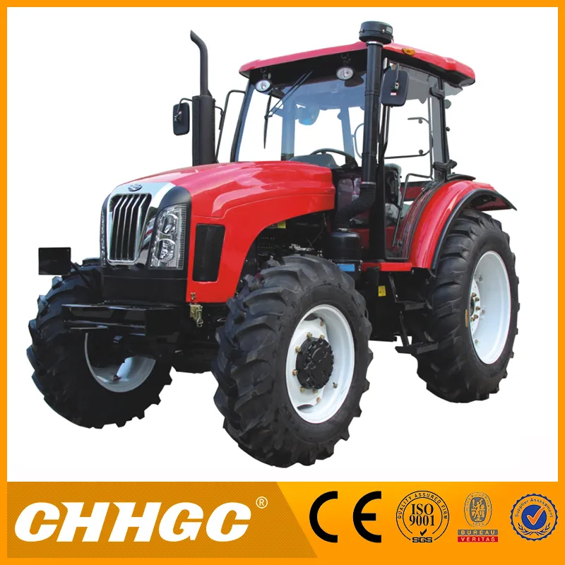Large Power Farm Wheel Tractor 1004 100HP 4WD with Kinds of Attachments