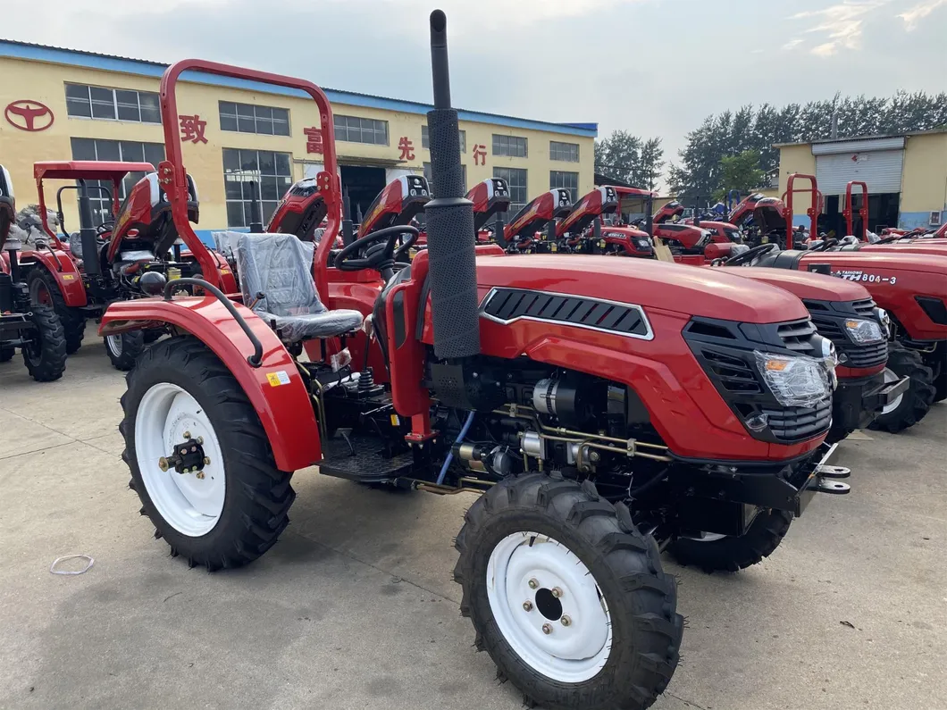 Made in China 30HP 4WD Wheel Diesel Engine Walking Tractor Agricuotural Machinery Farm Tractors