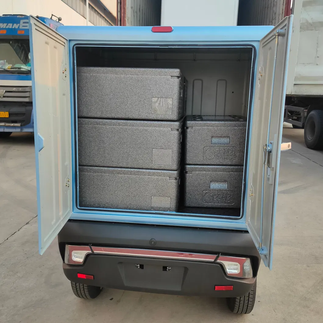 Mobility EEC Approval 4 Wheel Electric Food Truck Scooter with Clooer Van Box