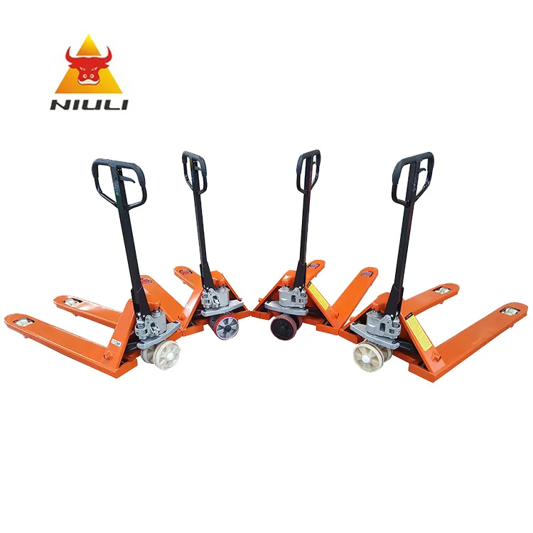 Niuli Palet Truck Hand Pellet Jack 2/2.5/3 T Low Price 1220*685/ 1150 *550mm Fork Palet Jack Hydraulic Hand Pallet Truck for Sale