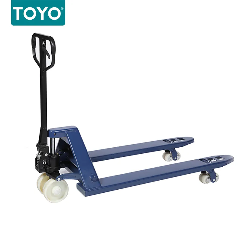 Toyo High Quality 2ton 3ton 1150 *550 Hand Pallet Truck