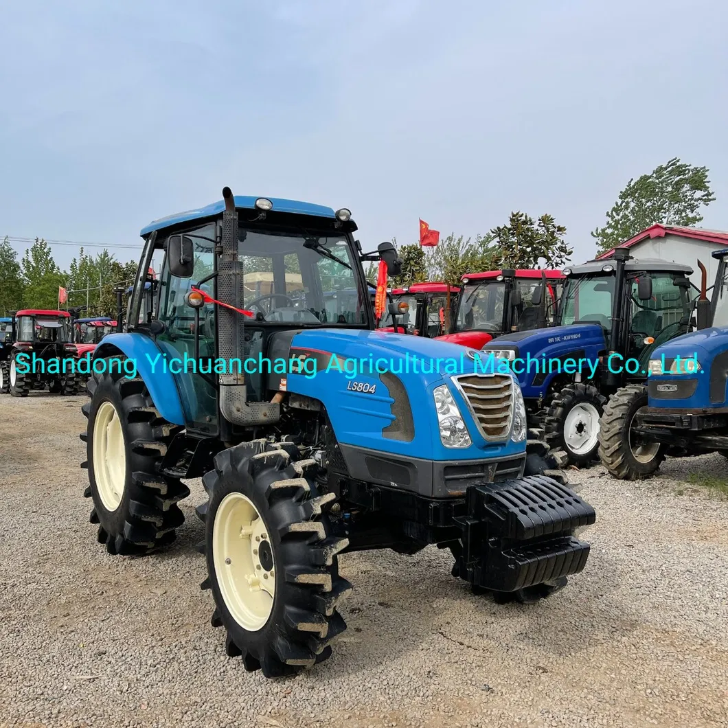 Used Newholland Tractor Td5 1104, Turkey Tractor with Cabin 4X4wd Agricultural Machinery Cheap Price Compact Tractor