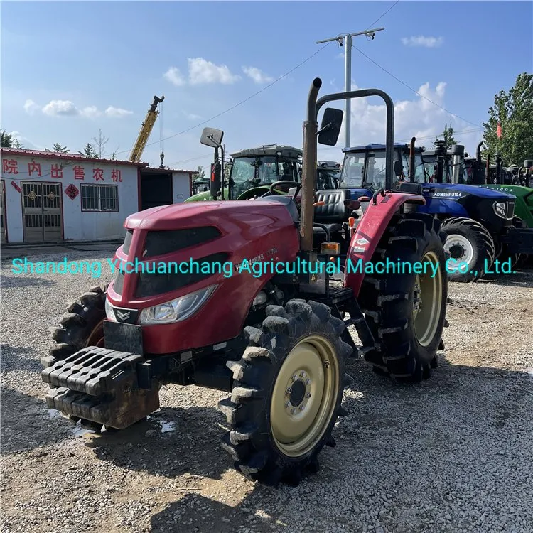 Used Newholland Tractor Td5 1104, Turkey Tractor with Cabin 4X4wd Agricultural Machinery Cheap Price Compact Tractor