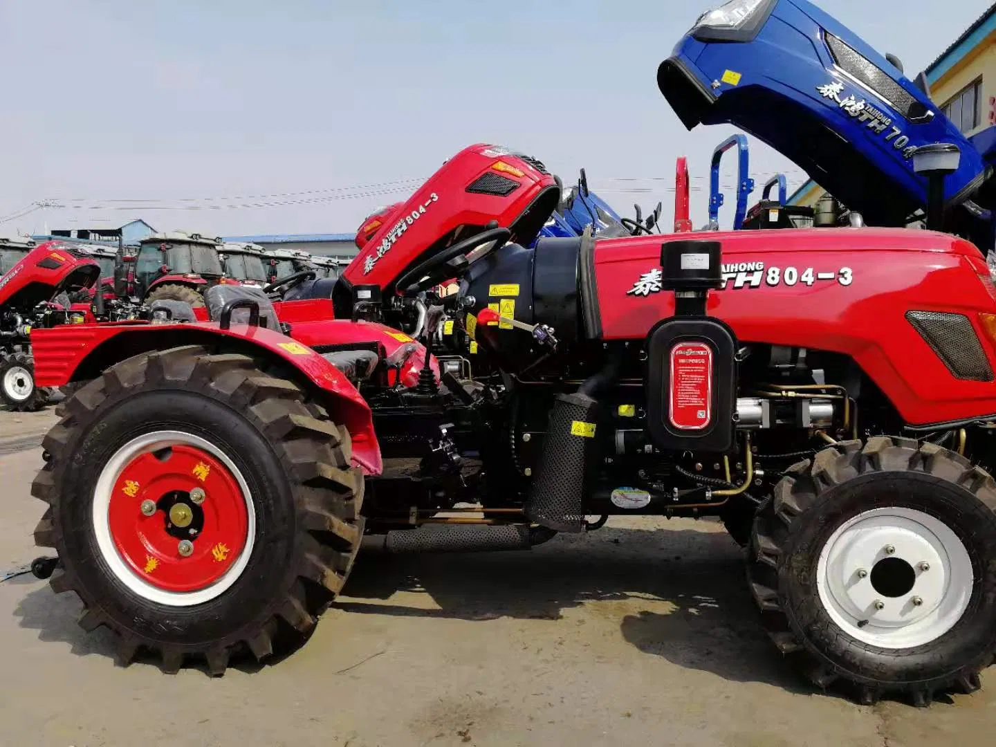 Vineyard Low Profile Big Power Orchard Garden Tractor 80HP Farm Mini Tractor