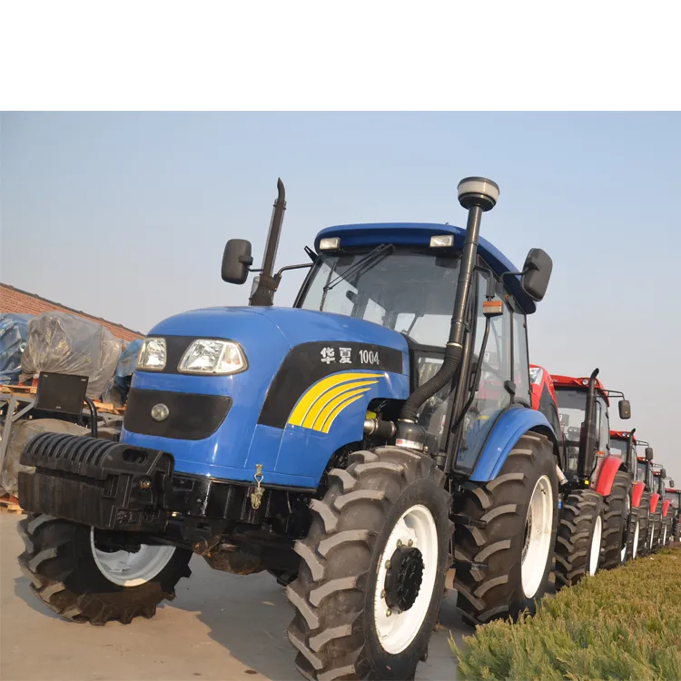 with Loader Plough 100HP 120HP 150HP 160HP 180HP Ce Agriculture Wheeled Farm Tractor