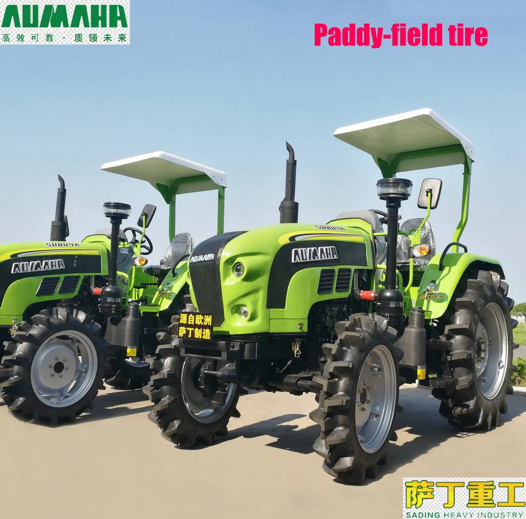 Wood Farm 80/90/100HP Paddy-Field Tractor Farm Agriculture Tractor